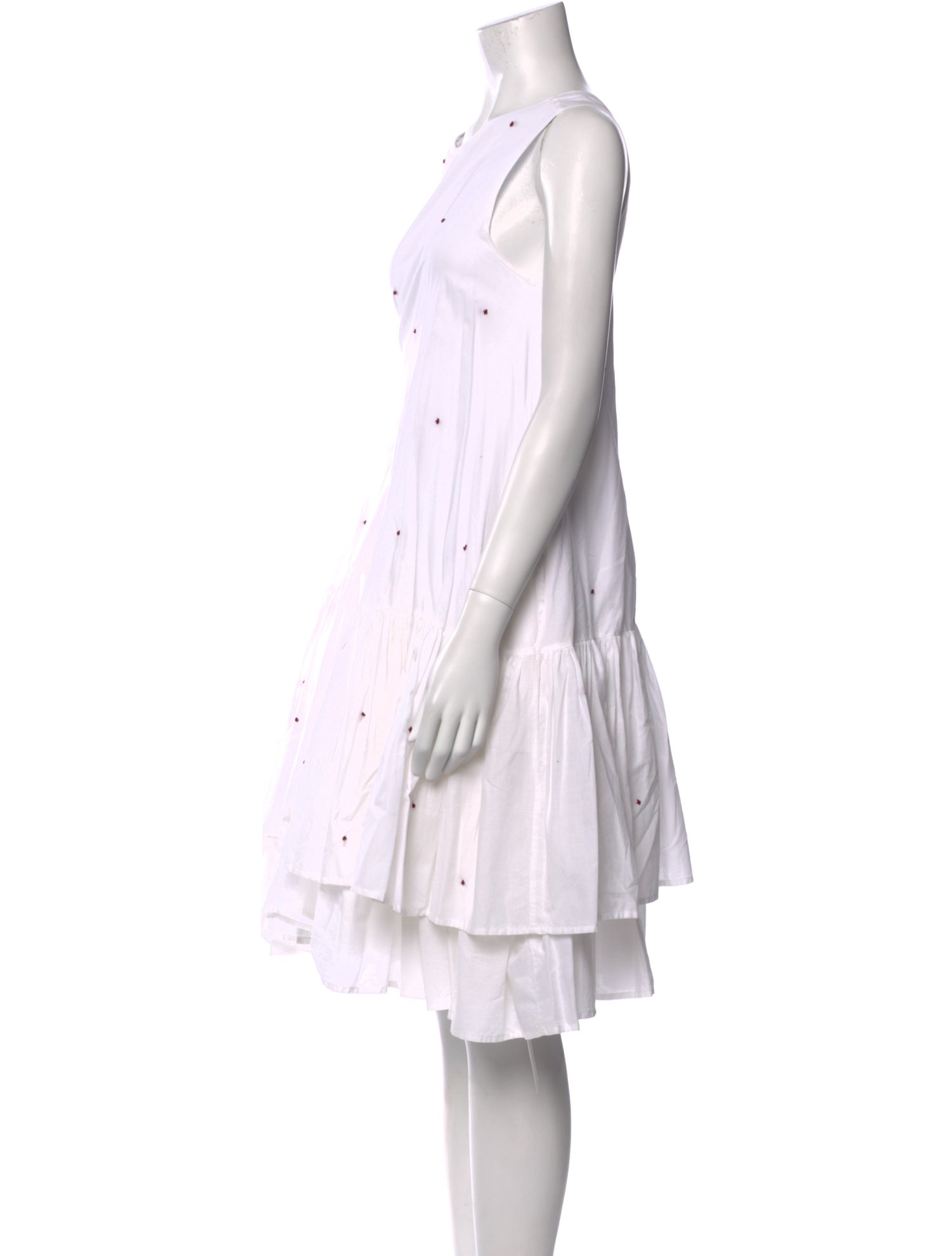 Merlette One-Shoulder Knee-Length Dress