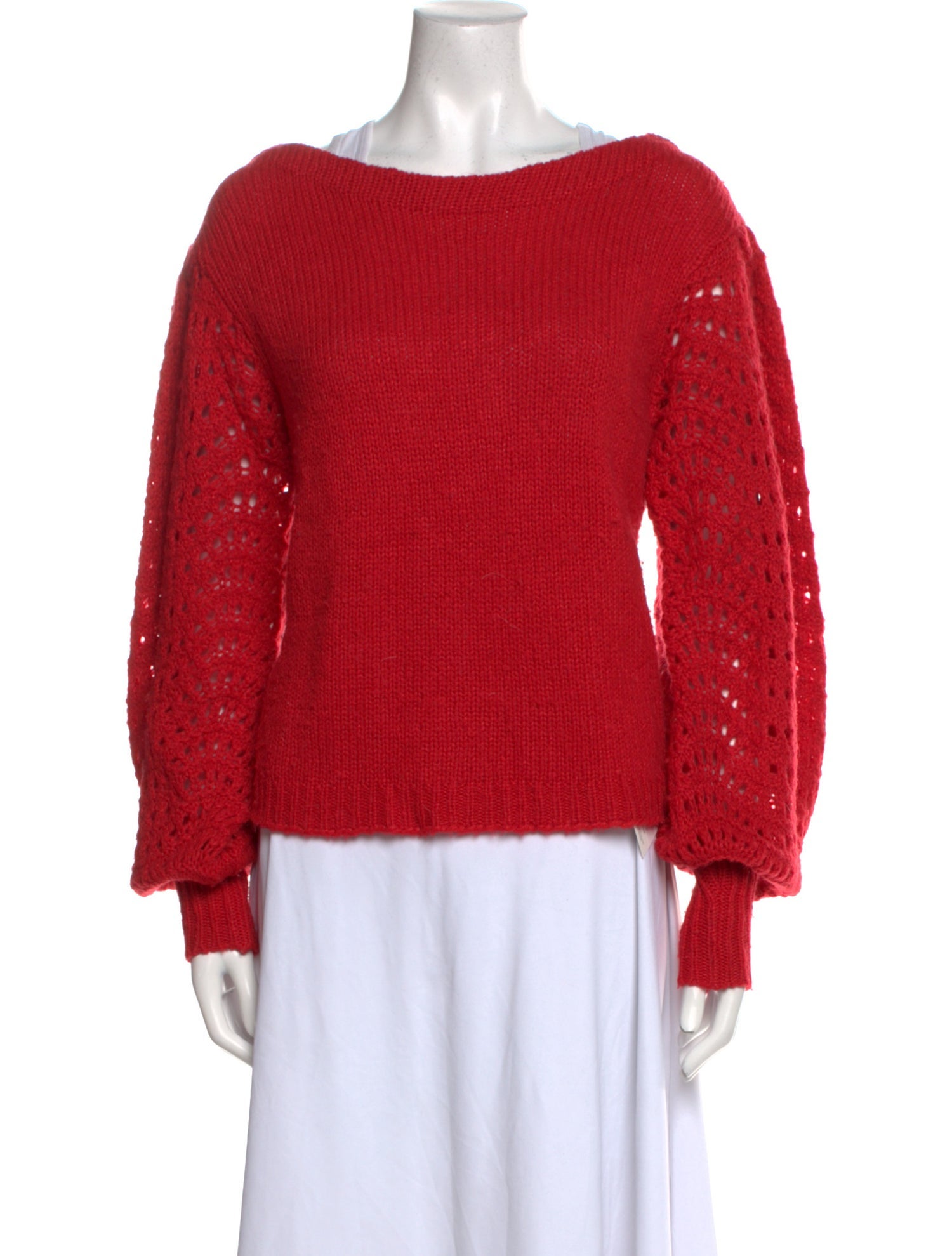 Merlette Wool Bateau Neckline Sweater