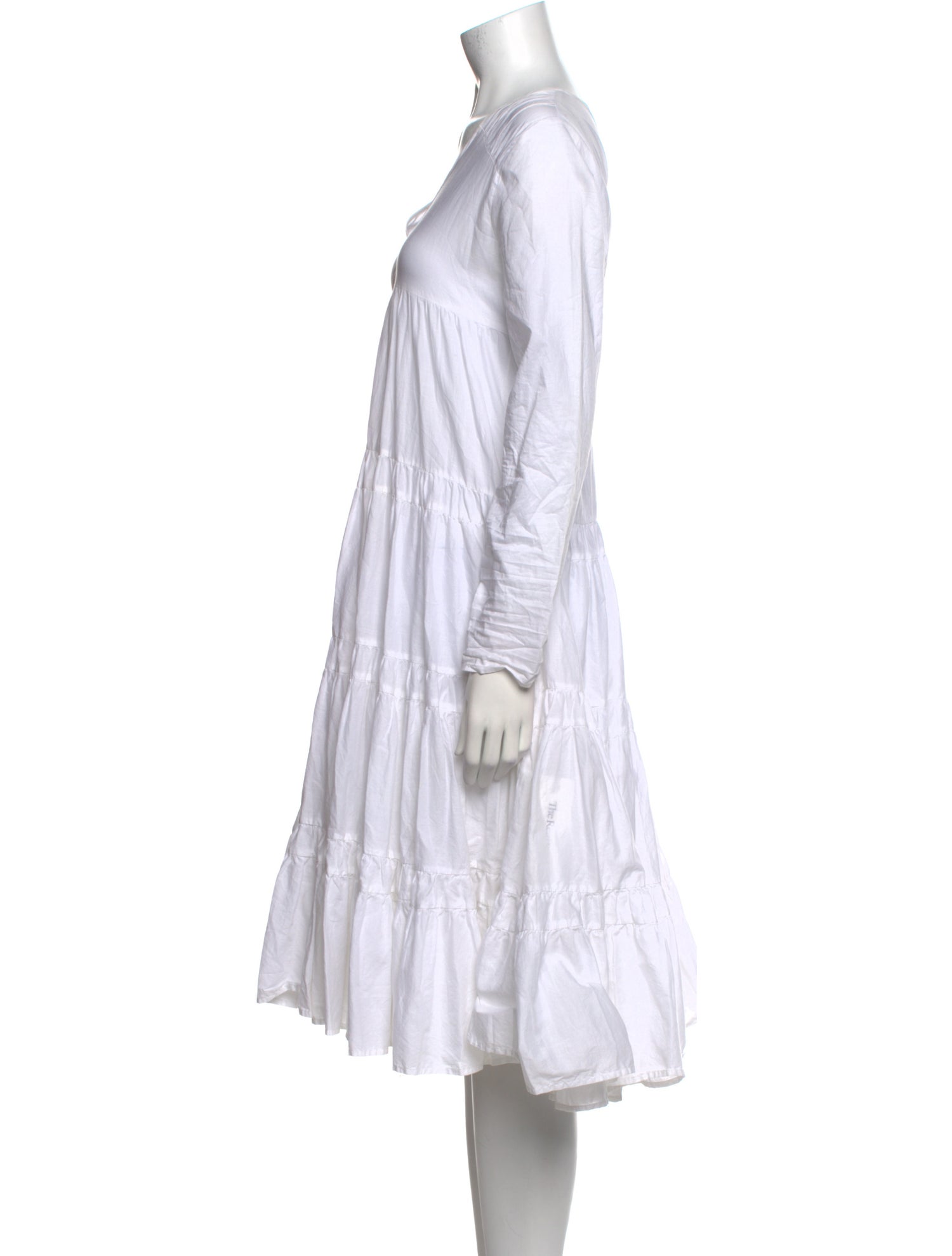 Merlette V-Neck Midi Length Dress