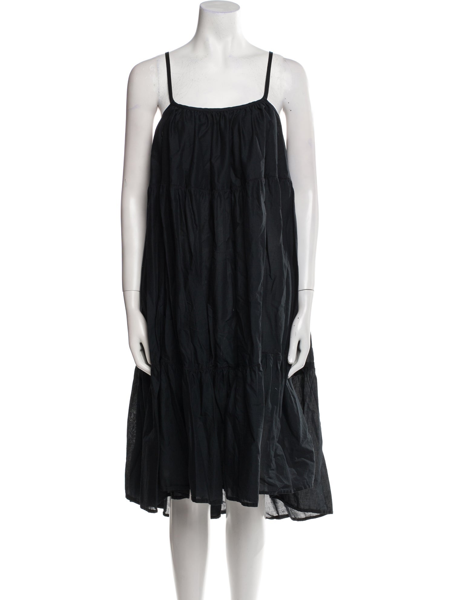 Merlette Square Neckline Midi Length Dress