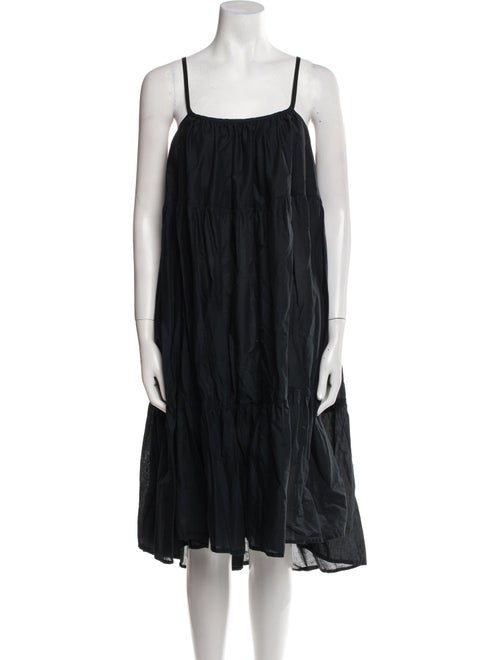 Merlette Square Neckline Midi Length Dress