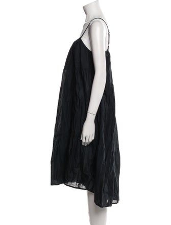 Merlette Square Neckline Midi Length Dress