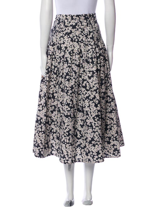 Merlette Floral Print Midi Length Skirt