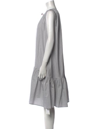 Merlette Striped Midi Length Dress