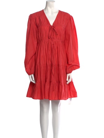 Merlette V-Neck Mini Dress