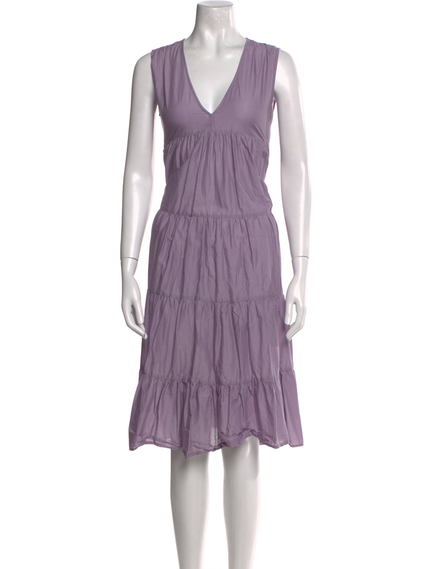 Merlette V-Neck Midi Length Dress