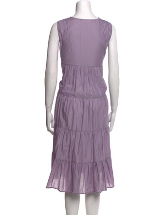 Merlette V-Neck Midi Length Dress