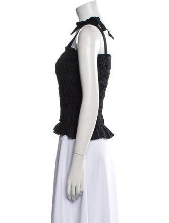 Merlette Square Neckline Sleeveless Crop Top