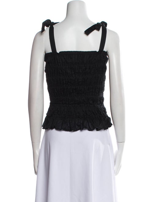 Merlette Square Neckline Sleeveless Crop Top