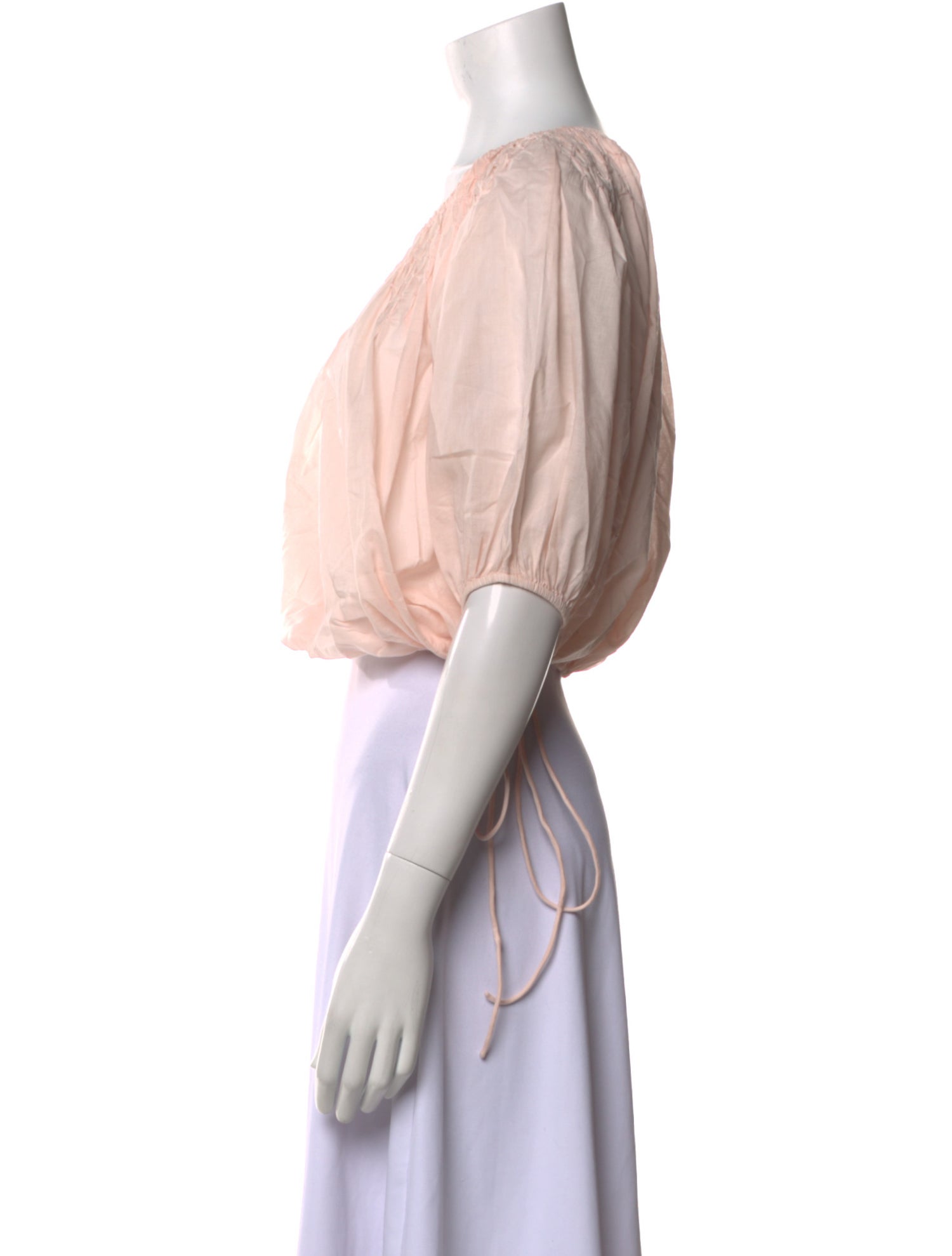 Merlette Scoop Neck Short Sleeve Crop Top