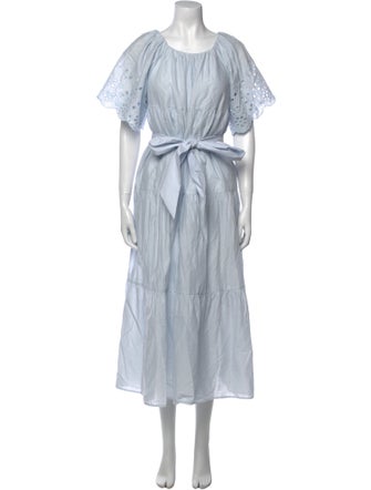 Merlette Scoop Neck Midi Length Dress