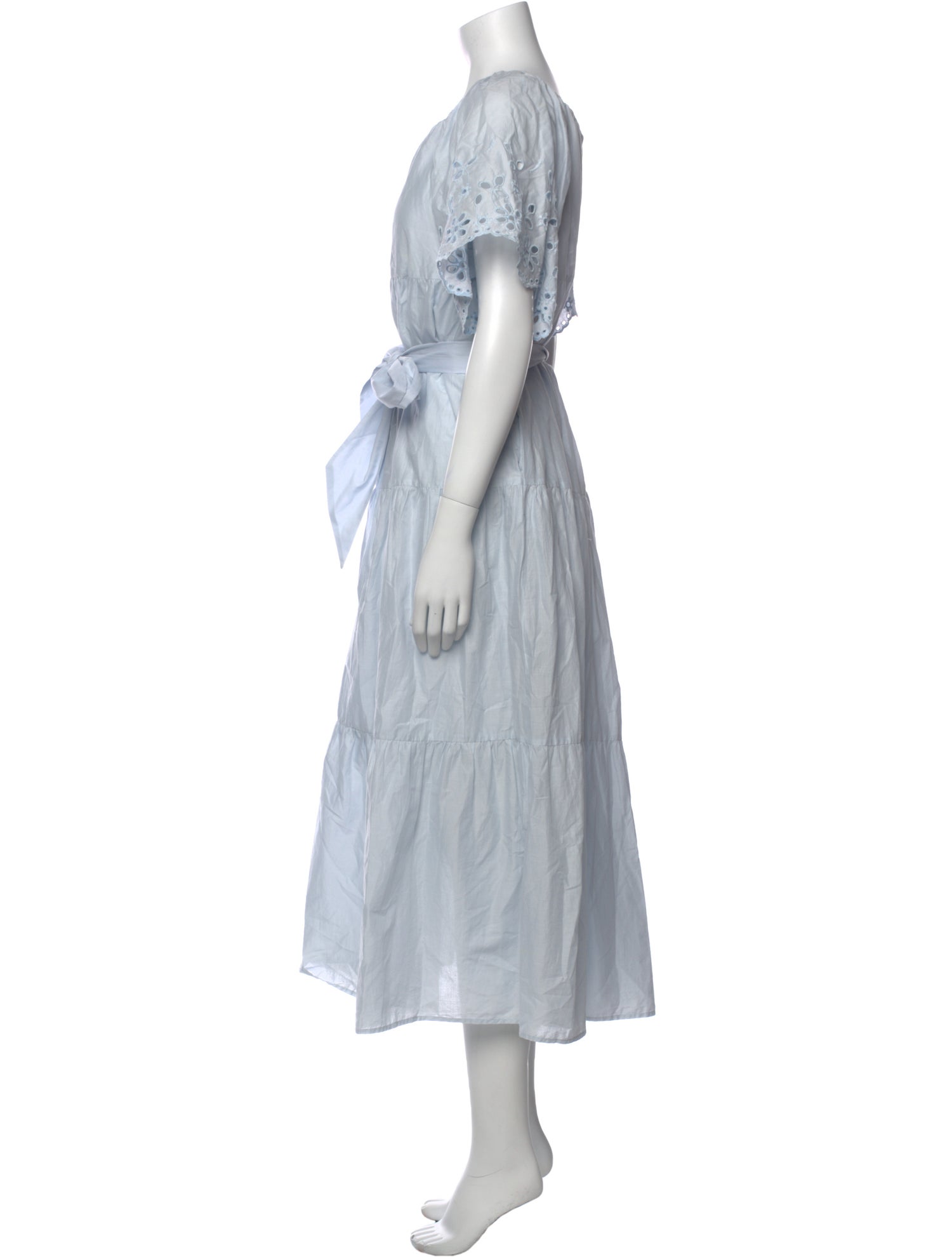 Merlette Scoop Neck Midi Length Dress