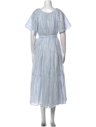 Merlette Scoop Neck Midi Length Dress