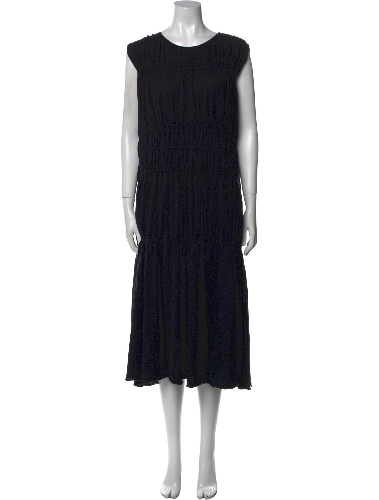 Merlette Crew Neck Midi Length Dress