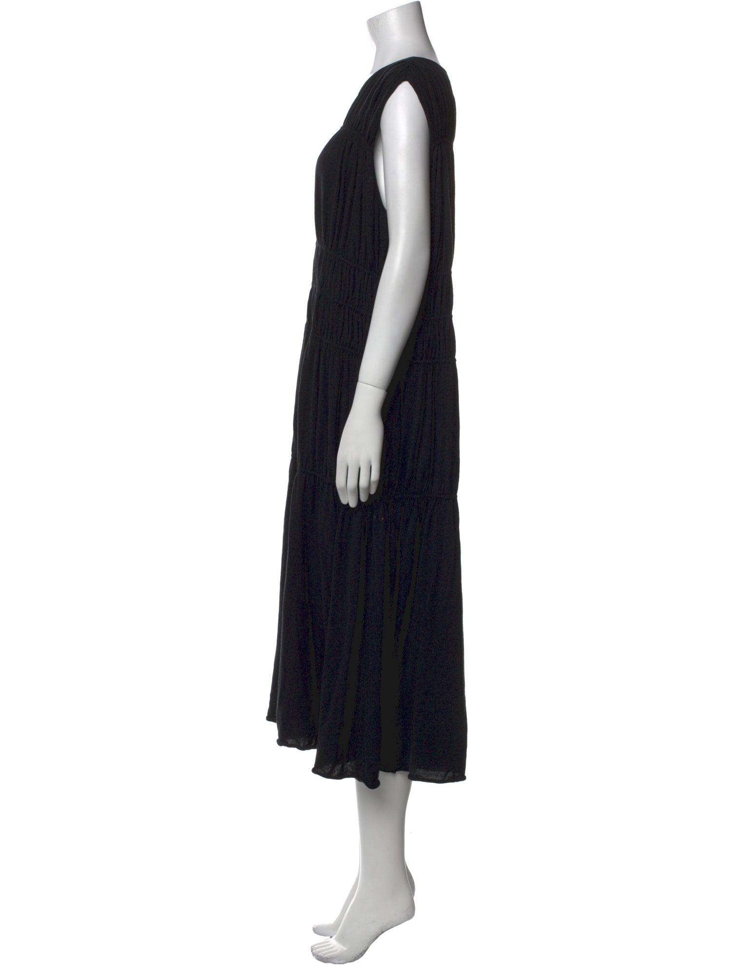 Merlette Crew Neck Midi Length Dress