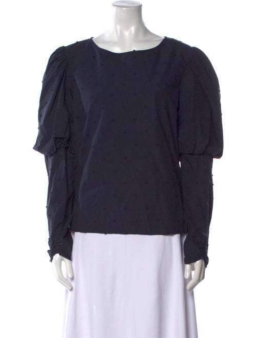 Merlette Bateau Neckline Long Sleeve Blouse