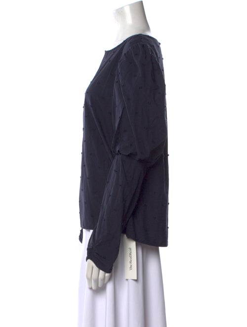 Merlette Bateau Neckline Long Sleeve Blouse