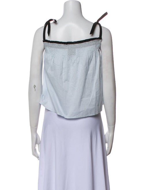 Merlette Square Neckline Sleeveless Crop Top