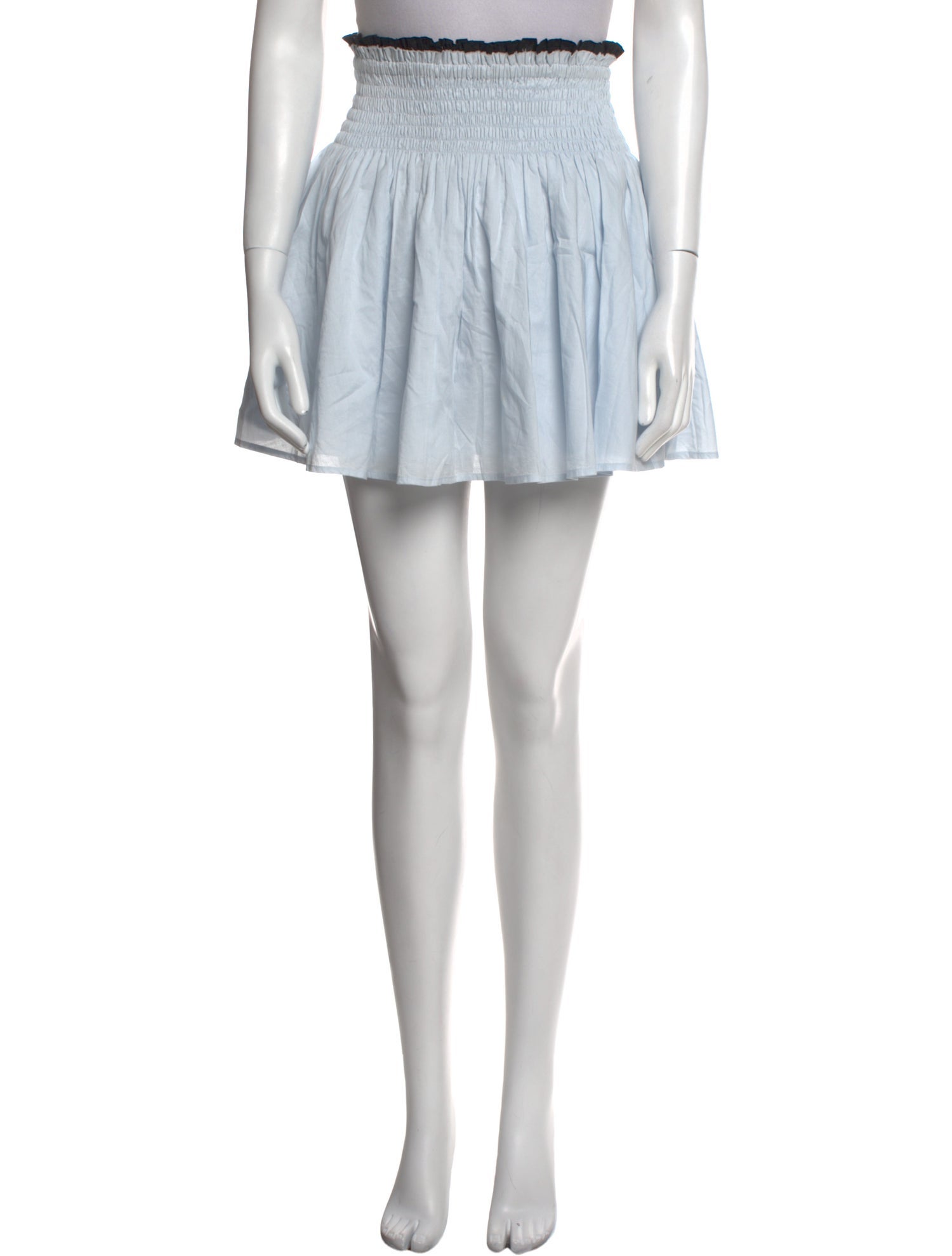 Merlette Pleated Accents Mini Skirt