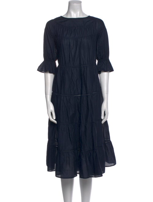 Merlette Bateau Neckline Midi Length Dress