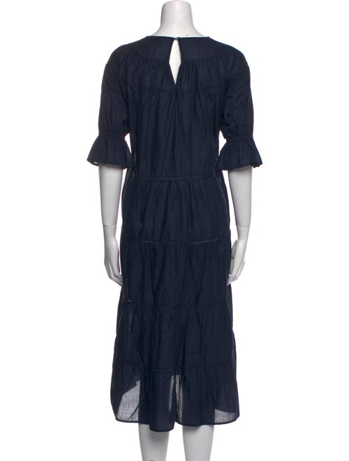 Merlette Bateau Neckline Midi Length Dress