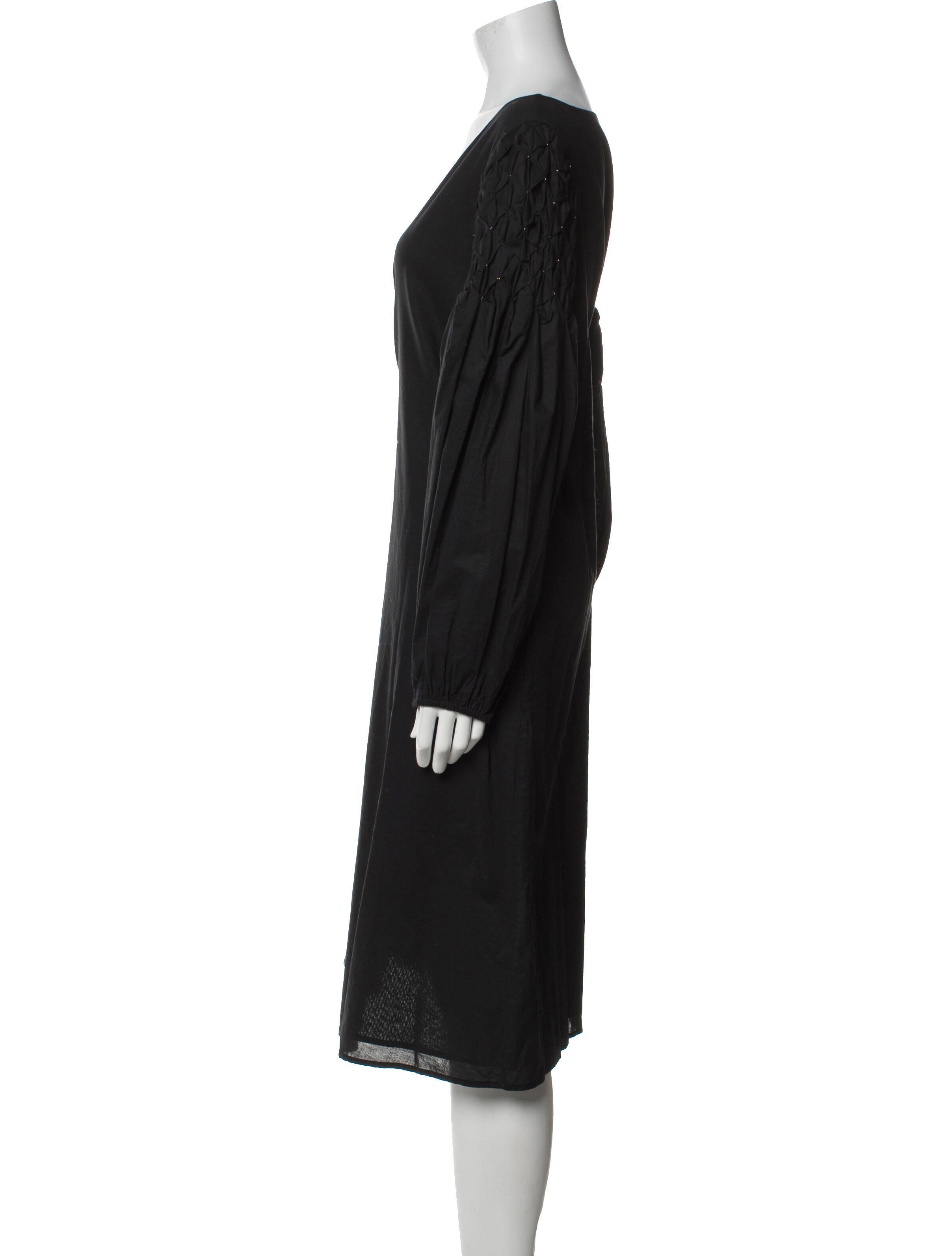 Merlette V-Neck Midi Length Dress