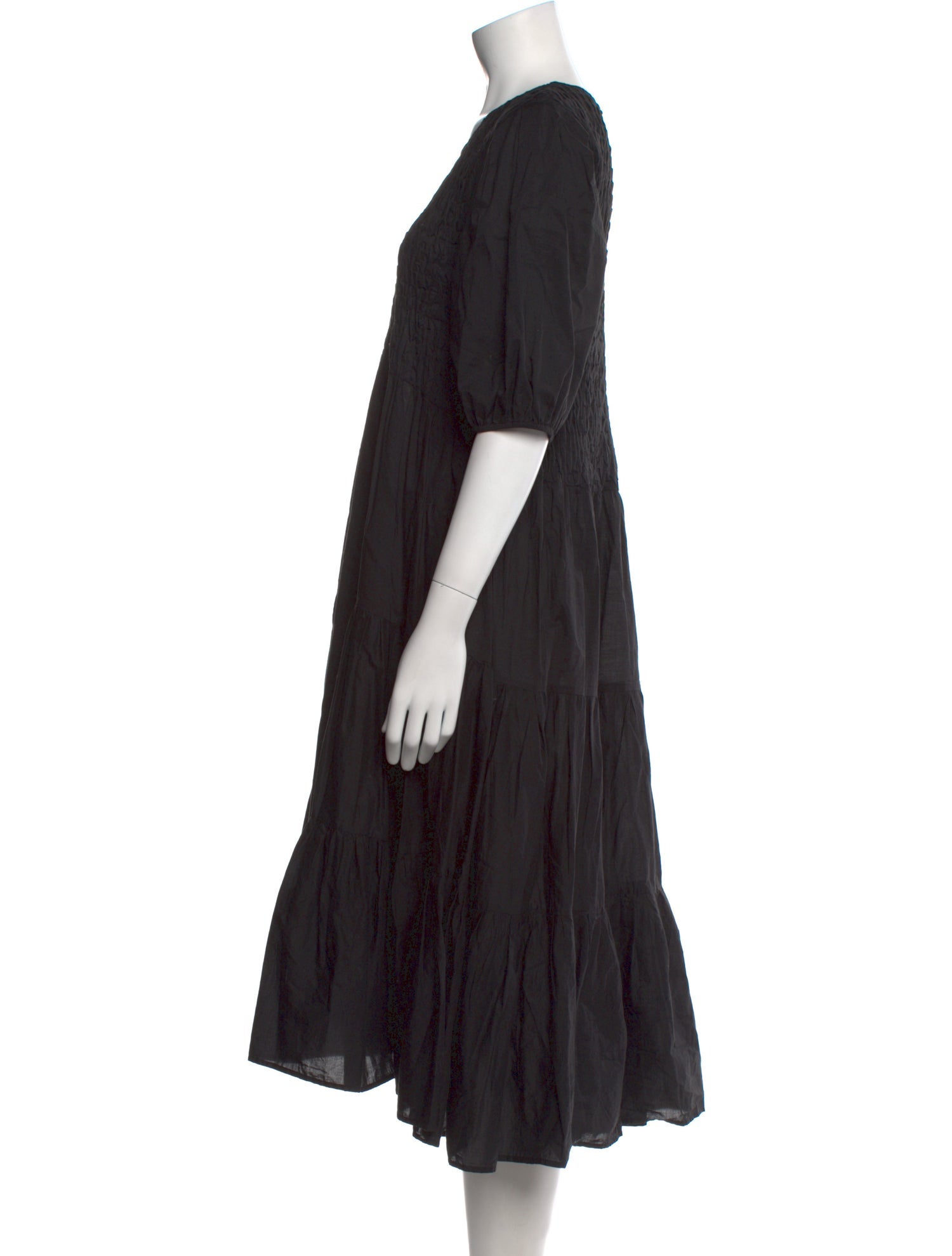 Merlette Scoop Neck Midi Length Dress