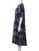 Merlette Floral Print Midi Length Dress