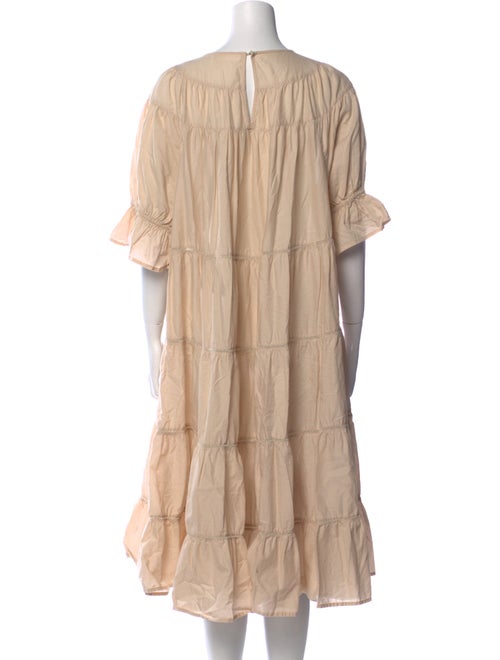 Merlette Crew Neck Midi Length Dress