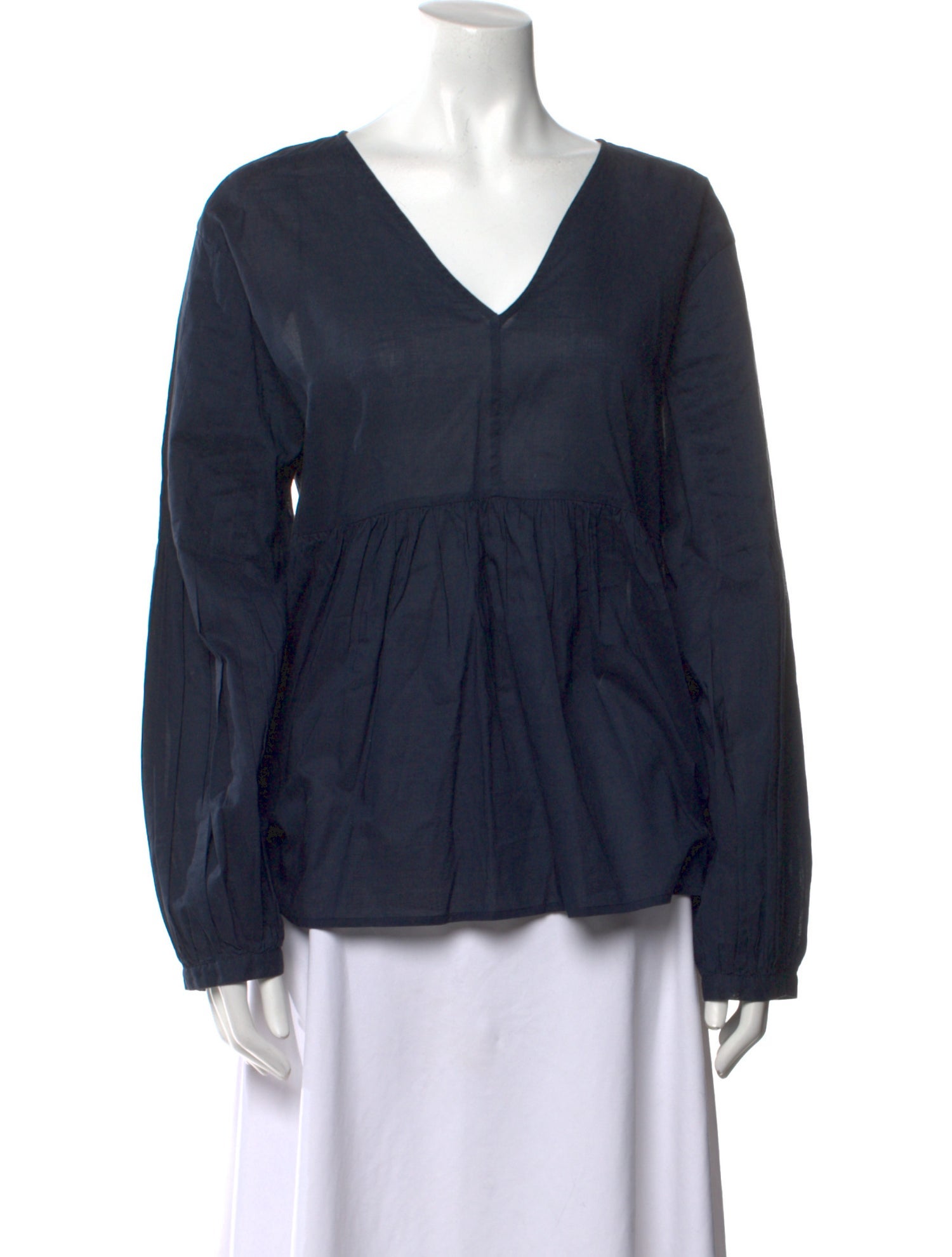 Merlette V-Neck Long Sleeve Blouse