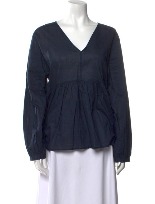 Merlette V-Neck Long Sleeve Blouse