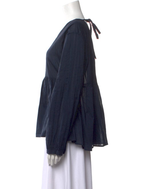 Merlette V-Neck Long Sleeve Blouse