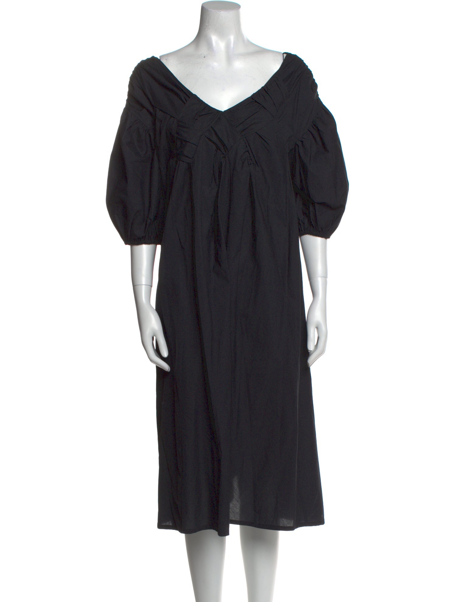 Merlette V-Neck Midi Length Dress