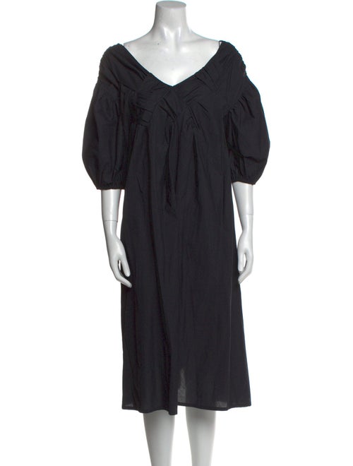 Merlette V-Neck Midi Length Dress