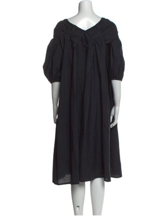 Merlette V-Neck Midi Length Dress