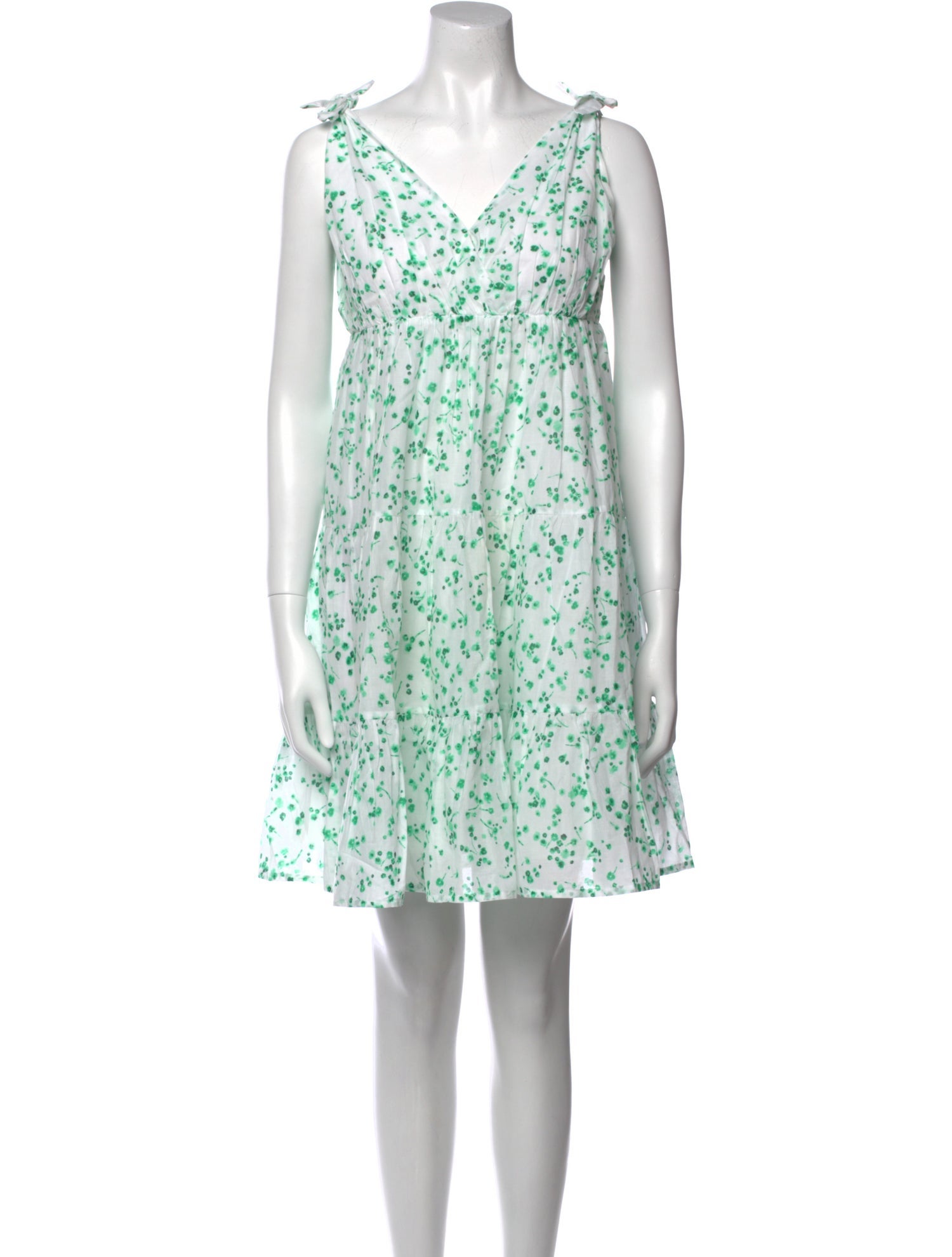 Merlette Floral Print Mini Dress