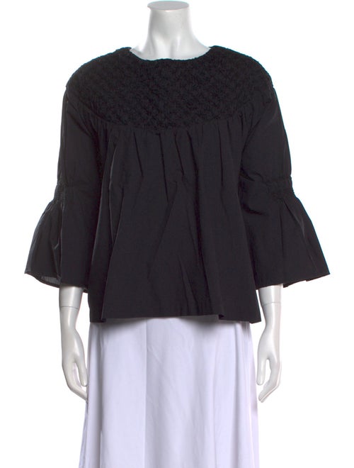 Merlette Supima Cotton Bateau Neckline Blouse
