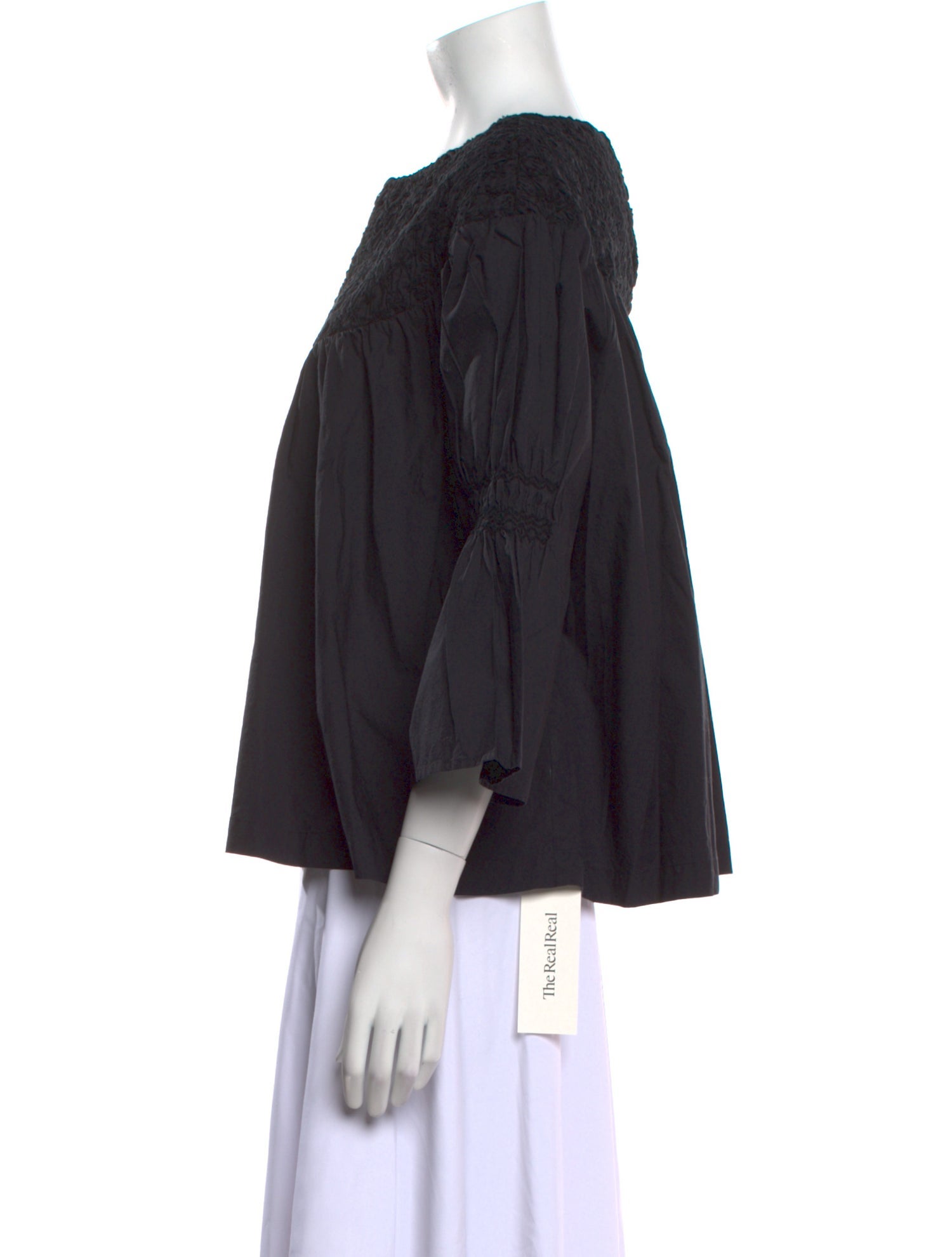 Merlette Supima Cotton Bateau Neckline Blouse