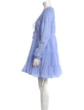 Merlette V-Neck Mini Dress