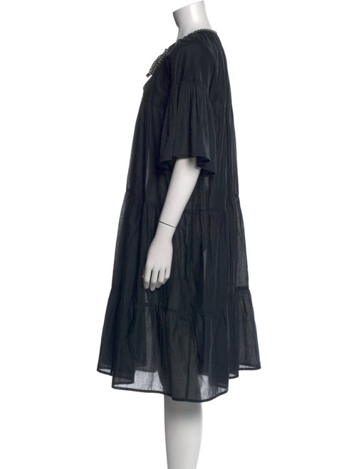 Merlette Crew Neck Midi Length Dress