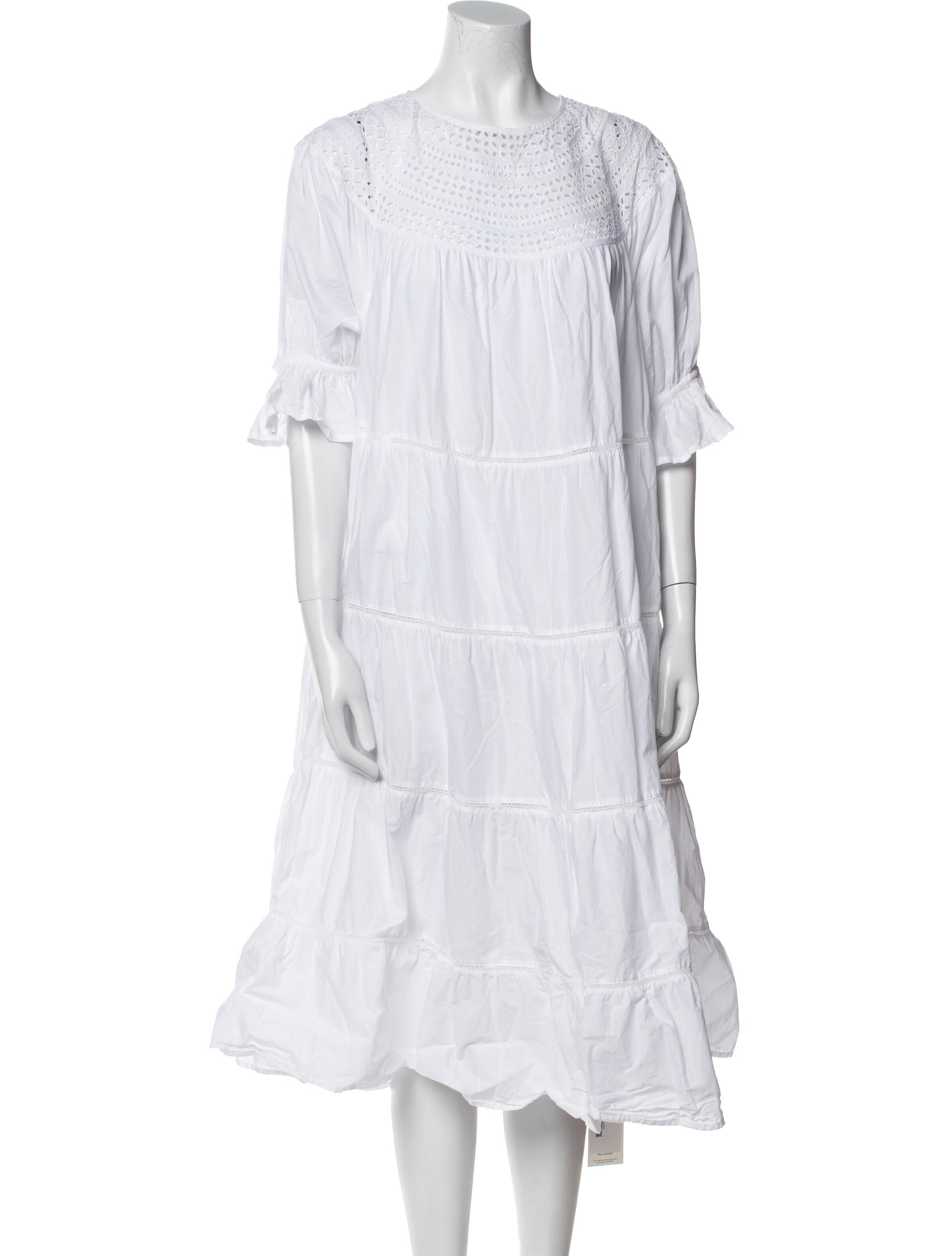 Merlette Scoop Neck Midi Length Dress