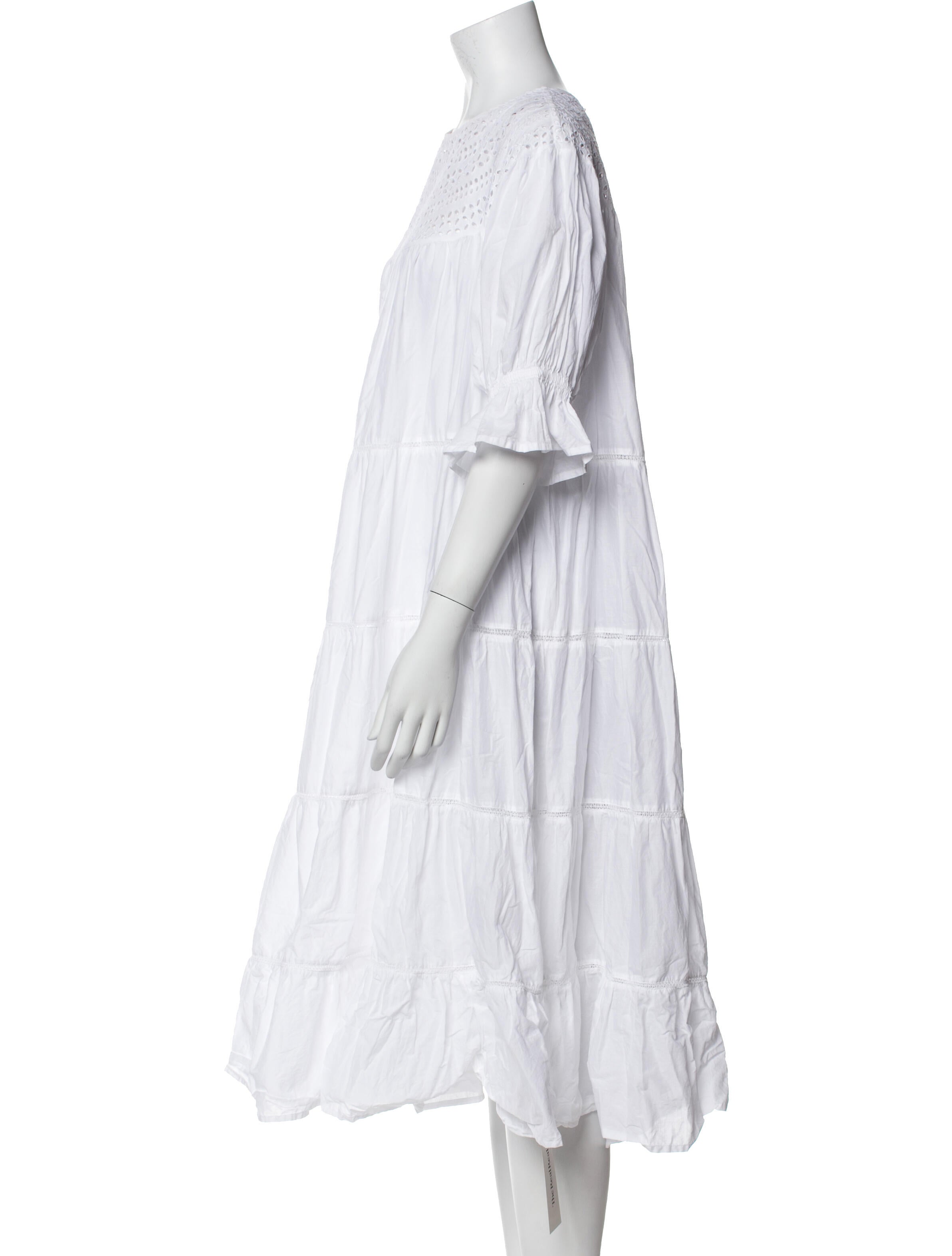 Merlette Scoop Neck Midi Length Dress