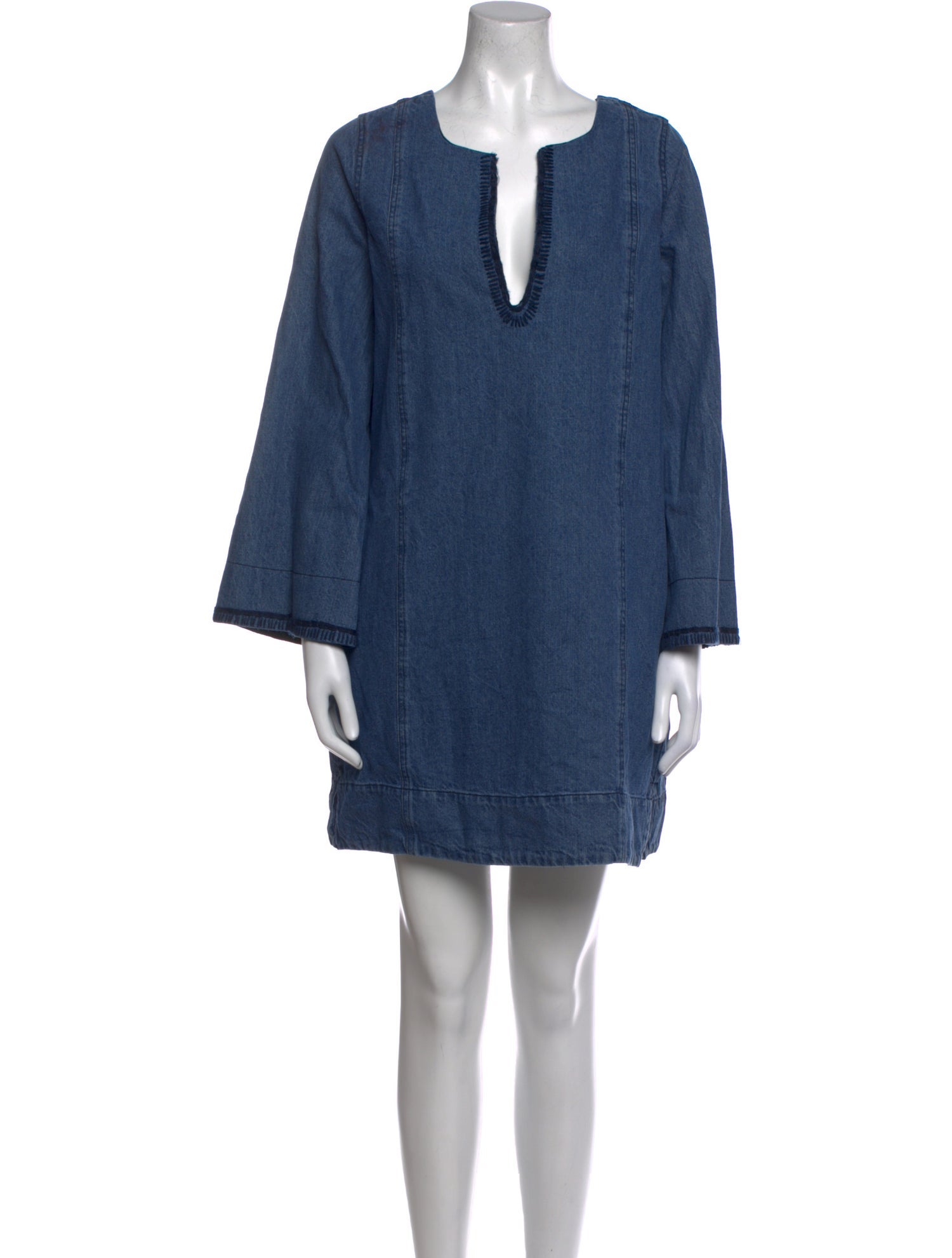 Merlette V-Neck Mini Dress