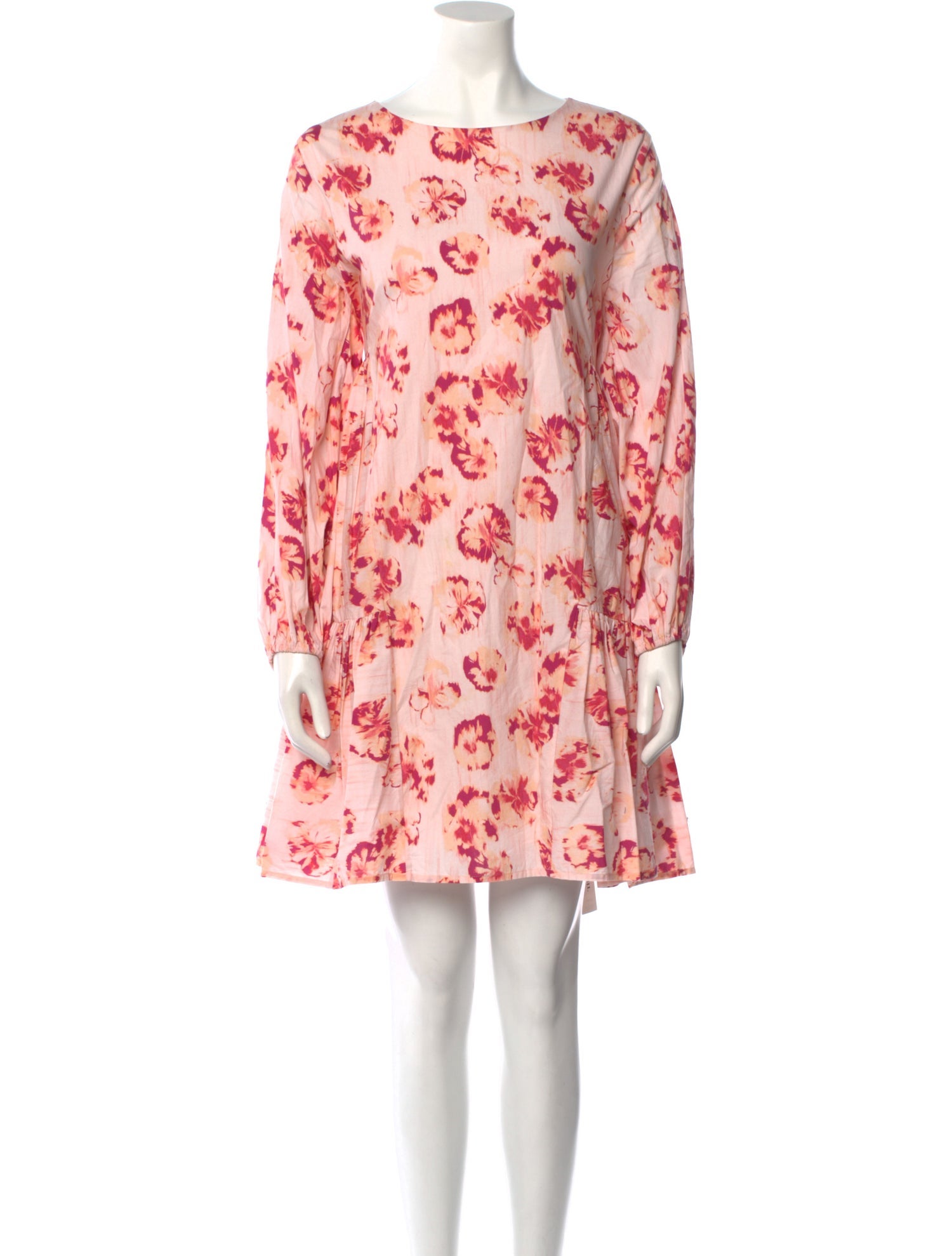 Merlette Floral Print Mini Dress