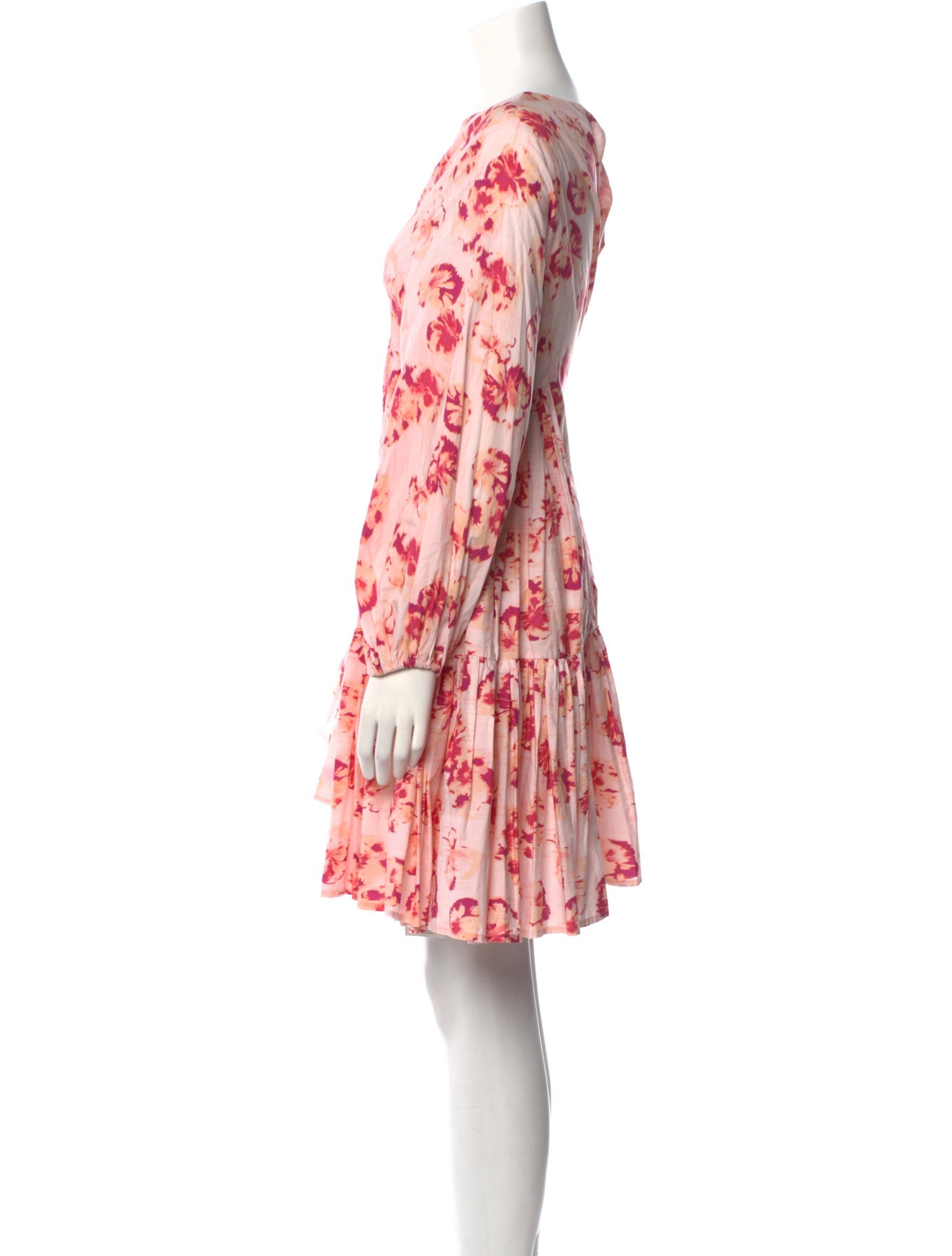 Merlette Floral Print Mini Dress