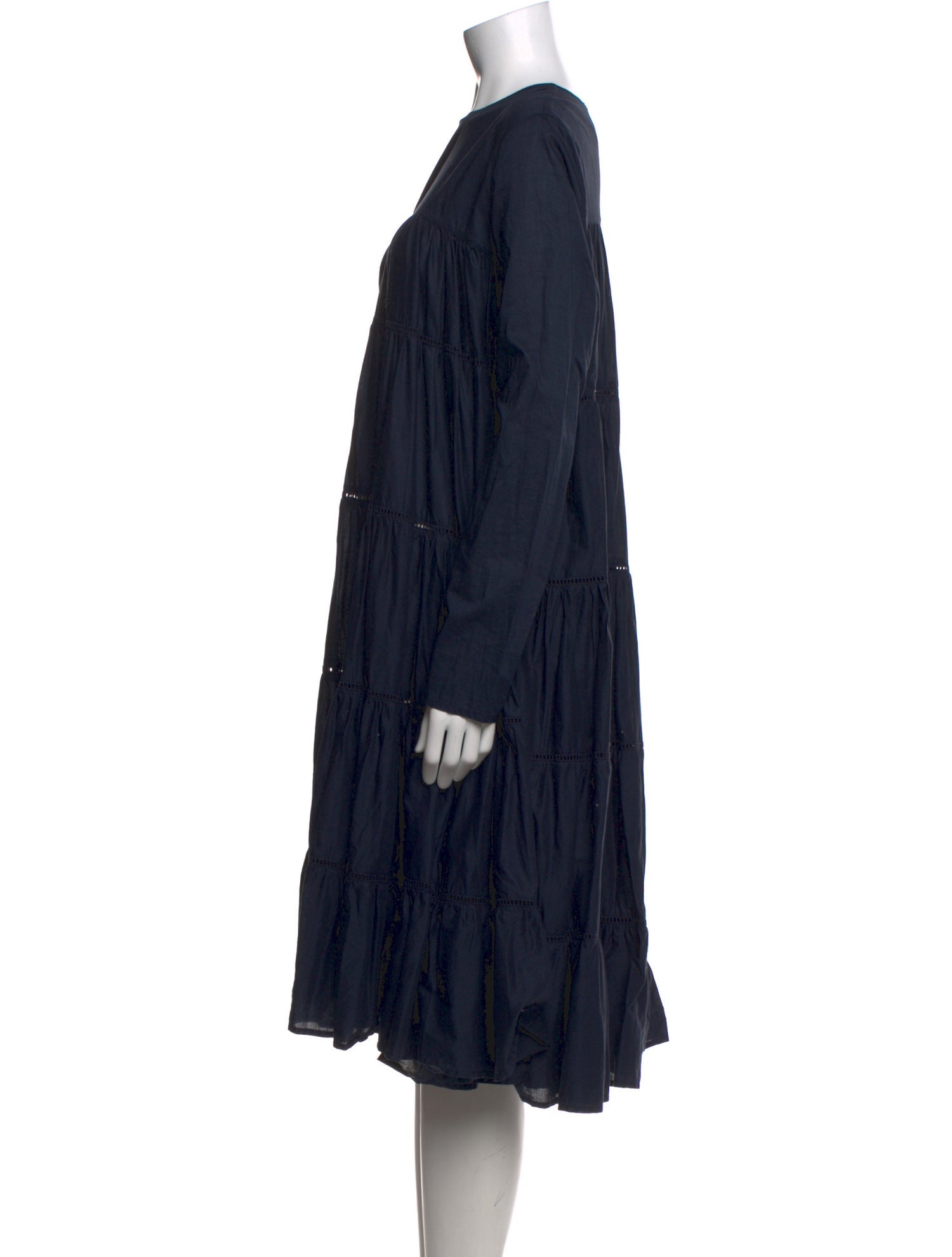 Merlette Crew Neck Midi Length Dress