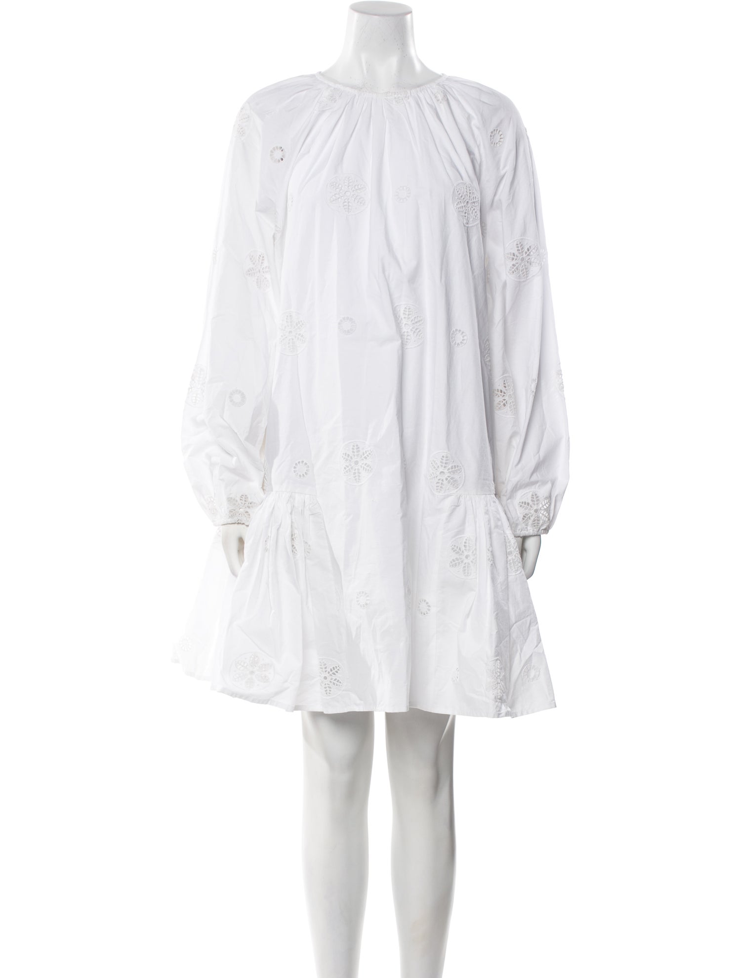 Merlette Crew Neck Knee-Length Dress