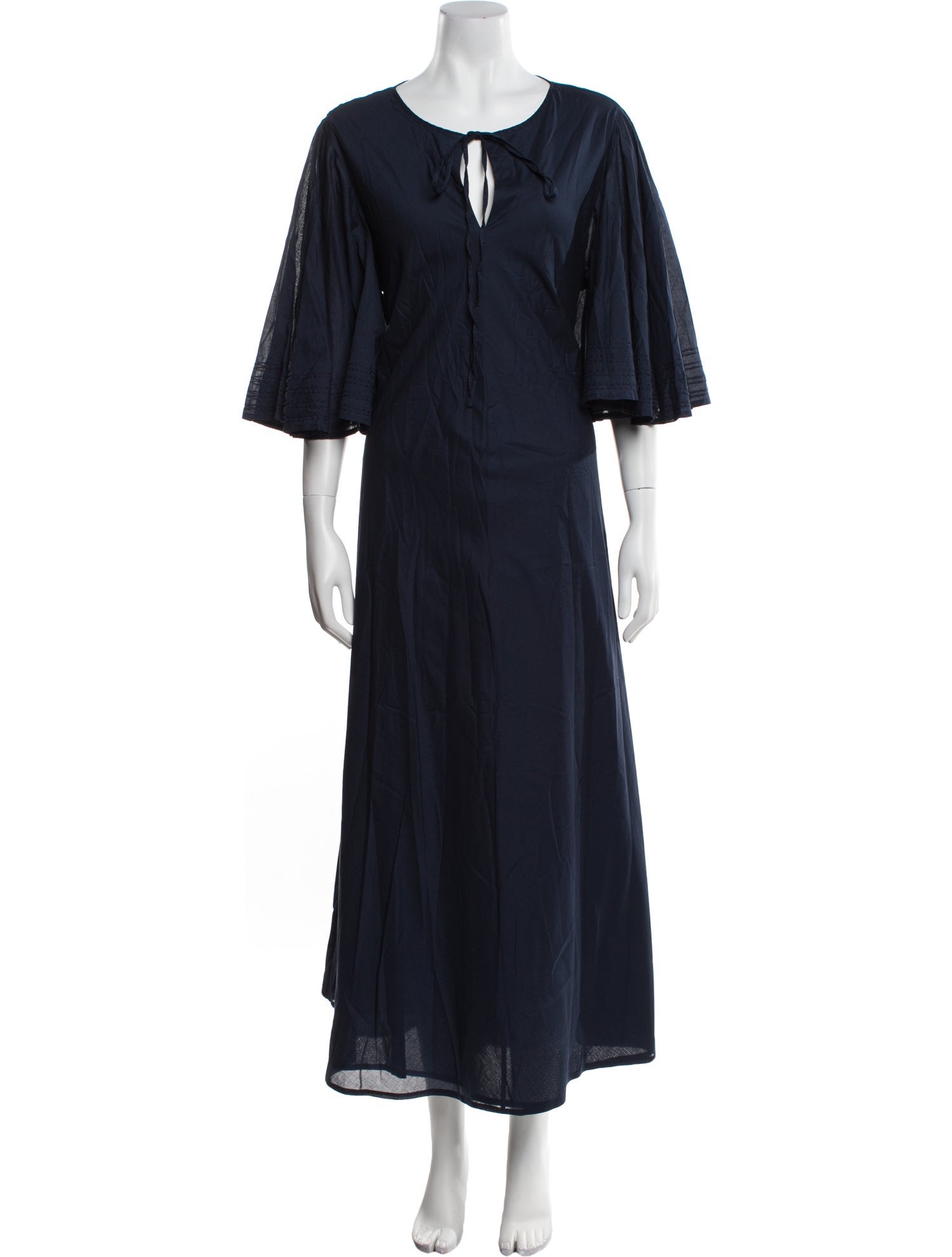 Merlette Tie Neck Long Dress w/ Tags