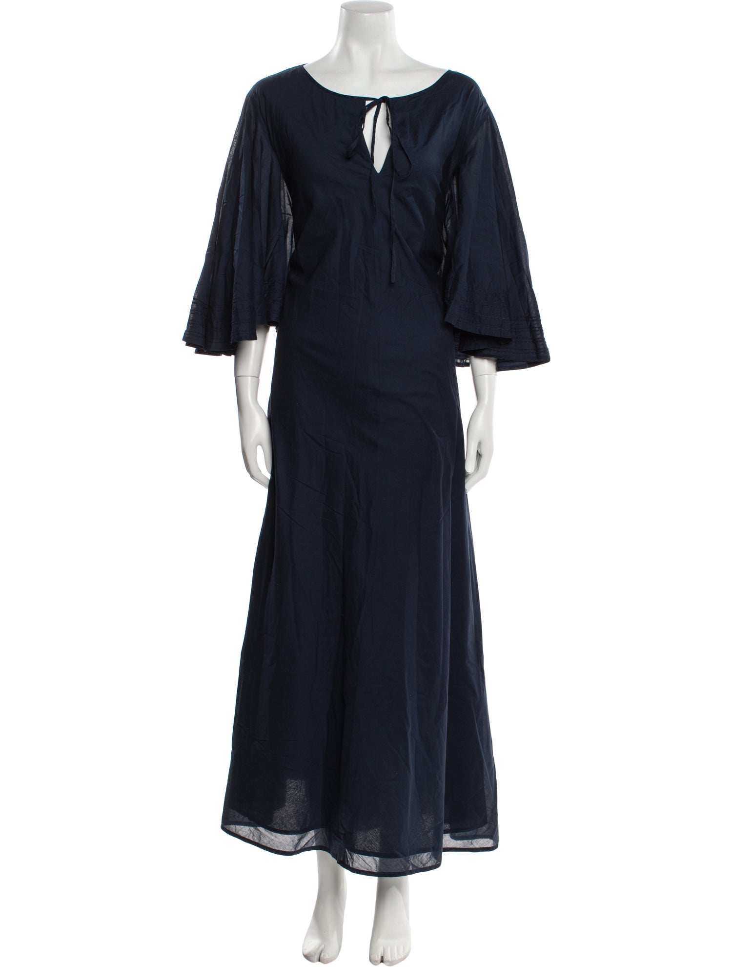 Merlette Tie Neck Long Dress w/ Tags