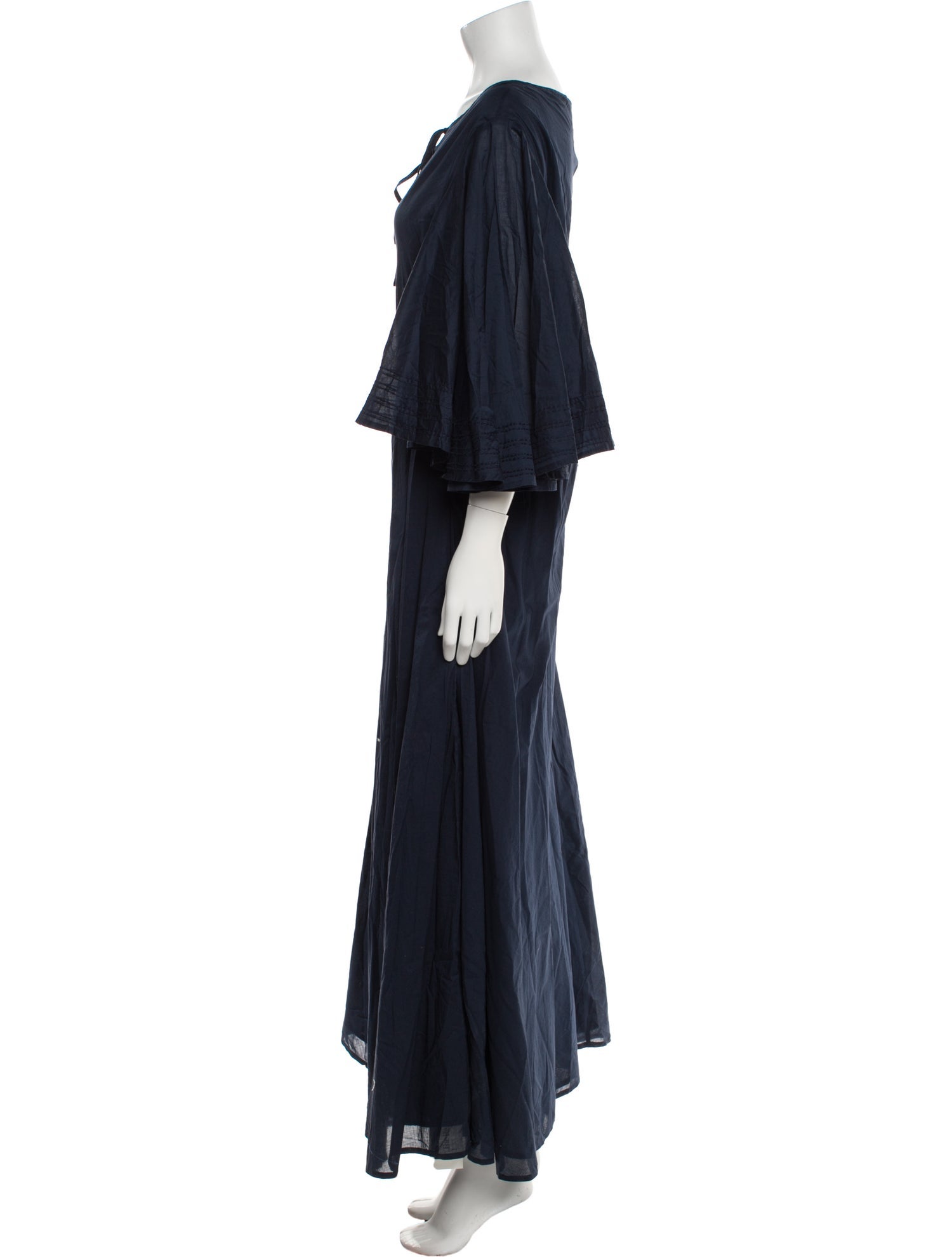 Merlette Tie Neck Long Dress w/ Tags